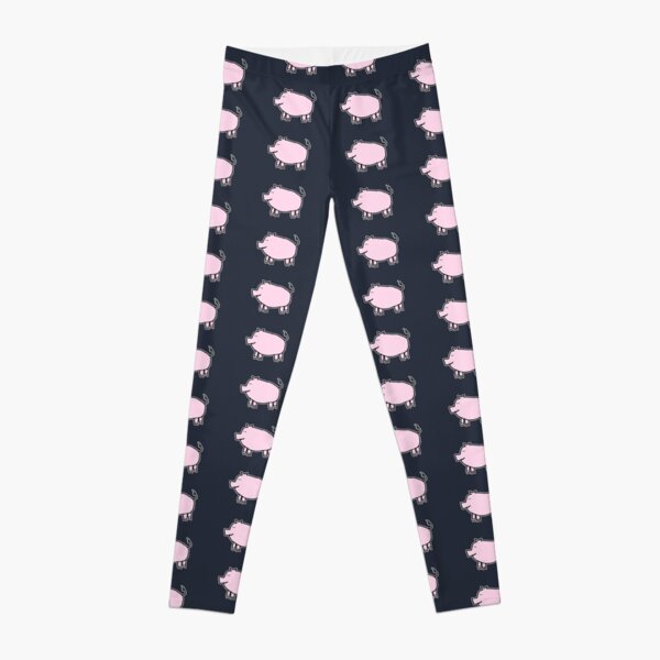 Womens Leggings, Pink Pig Leggings