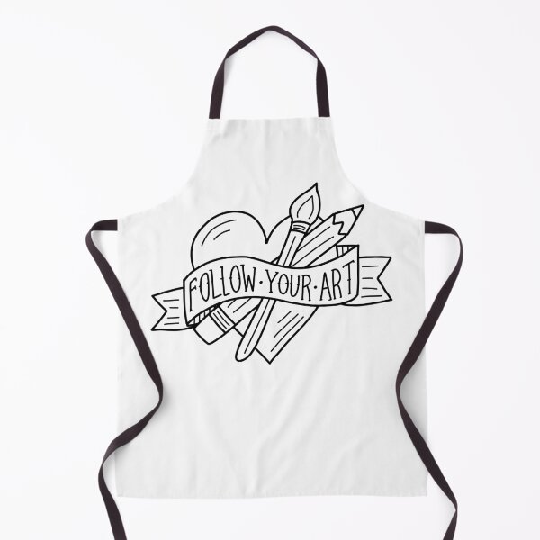 Item preview, Follow Your Art (black outline) designed and sold by Design Minds Boutique.
