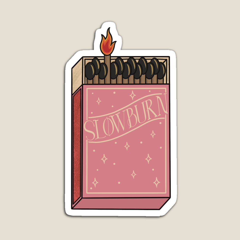 Spicy Book Club Matchbook Sticker Kindle Sticker Laptop Stickers Phone Case  Stickers Spicy Bookish Sticker 