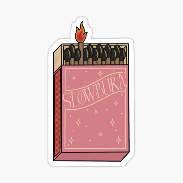 Artikel-Vorschau von Slowburn Matchbook Aufkleber, designt und verkauft von SamGreig93.