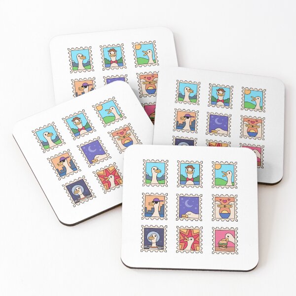 Item preview, Goose Stamps designed and sold by SideQuestDoodles.