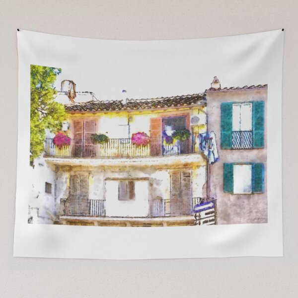 Item preview, Windows And Flowered Balconies designed and sold by Giuseppe Cocco.