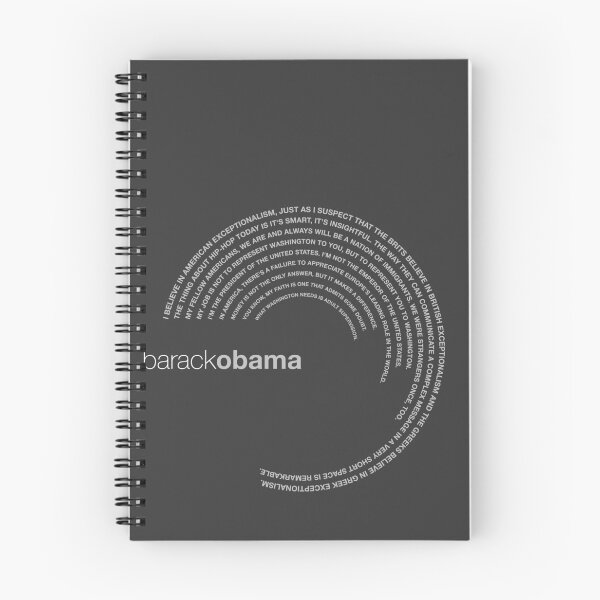 Item preview, Póster de citas famosas de Barack Obama [plateado] designed and sold by CMYKStudio.