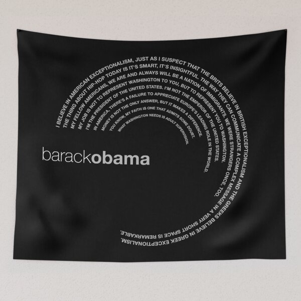 Item preview, Barack Obama famous quotes poster [silver] designed and sold by CMYKStudio.