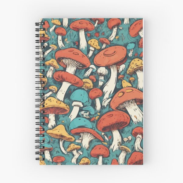 Item preview, Cute Mushrooms Pattern Illustration designed and sold by PuffM.