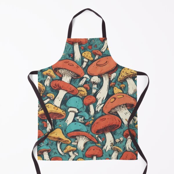 Item preview, Cute Mushrooms Pattern Illustration designed and sold by PuffM.