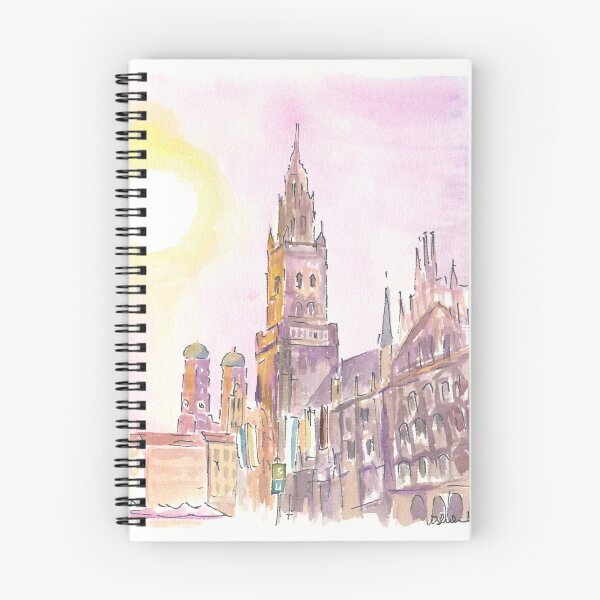 Item preview, Munich City Hall and Marienplatz at Late Afternoon Dusk designed and sold by artshop77.