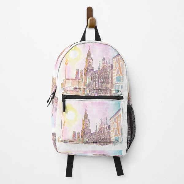Item preview, Munich City Hall and Marienplatz at Late Afternoon Dusk designed and sold by artshop77.