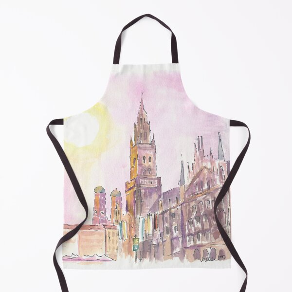 Item preview, Munich City Hall and Marienplatz at Late Afternoon Dusk designed and sold by artshop77.