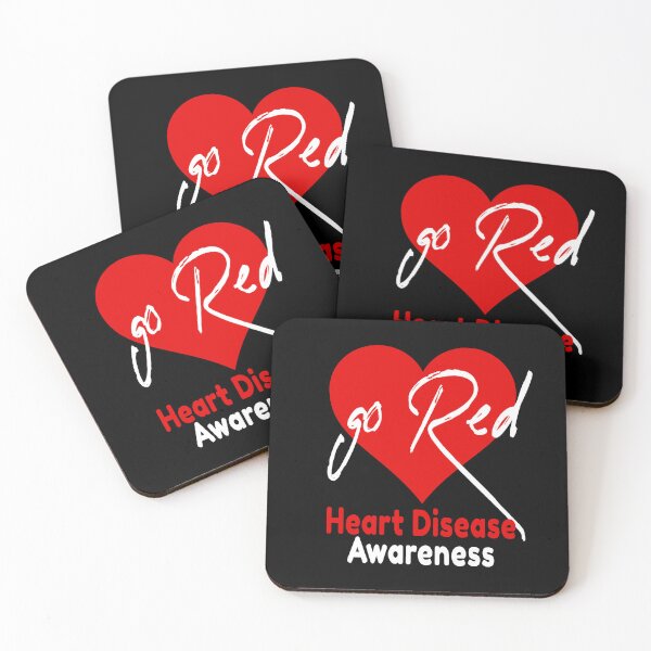 Item preview, Go Red Heart Disease Awareness designed and sold by Color-Sparkle.