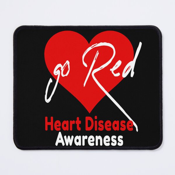 Item preview, Go Red Heart Disease Awareness designed and sold by Color-Sparkle.