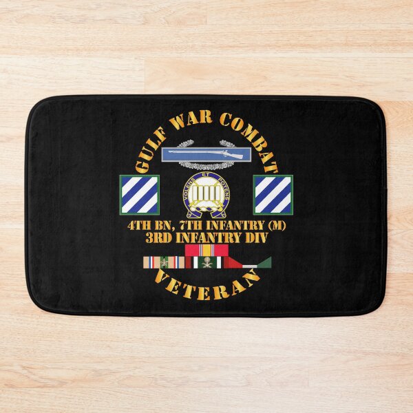 Item preview, Army - Gulf War Combat Infantry Vet w 4th Bn 7th Inf - 3rd ID SSI designed and sold by Military Insignia Products.