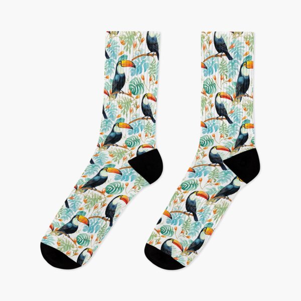 Item preview, Whimsical Toco Toucan: Enchanting Watercolor Art Print designed and sold by qoodesignstudio.
