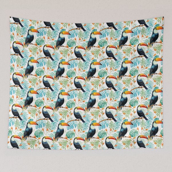 Item preview, Whimsical Toco Toucan: Enchanting Watercolor Art Print designed and sold by qoodesignstudio.
