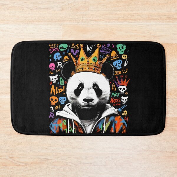 Item preview, Panda King - Neo Expressionism Street Art designed and sold by Kittyzens.