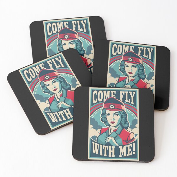 Item preview, Come Fly With Me, Scandinavian Stewardess designed and sold by AspectArtWorks.