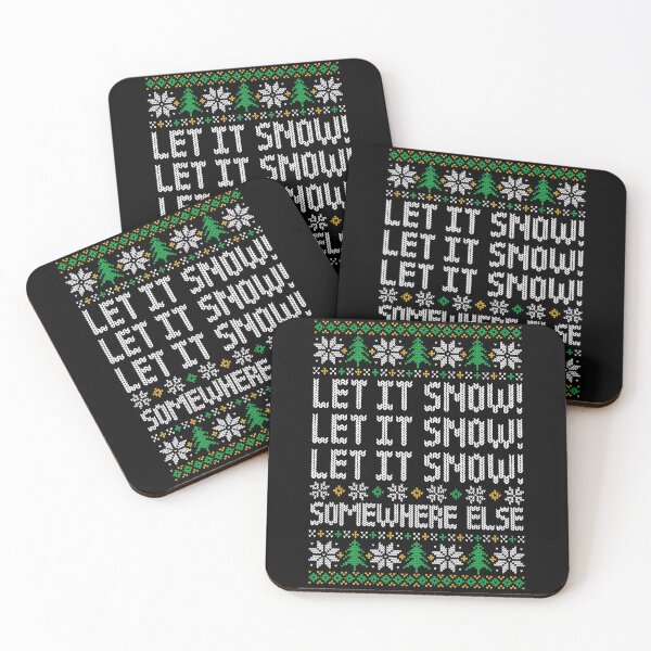 Item preview, Let It Snow! Somewhere Else - Funny Ugly Christmas Sweater designed and sold by hadleyfoo.