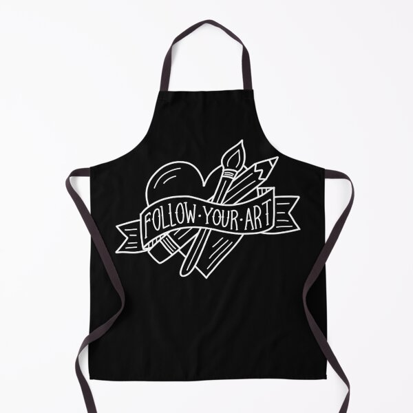 Item preview, Follow Your Art (white outline) designed and sold by Design Minds Boutique.