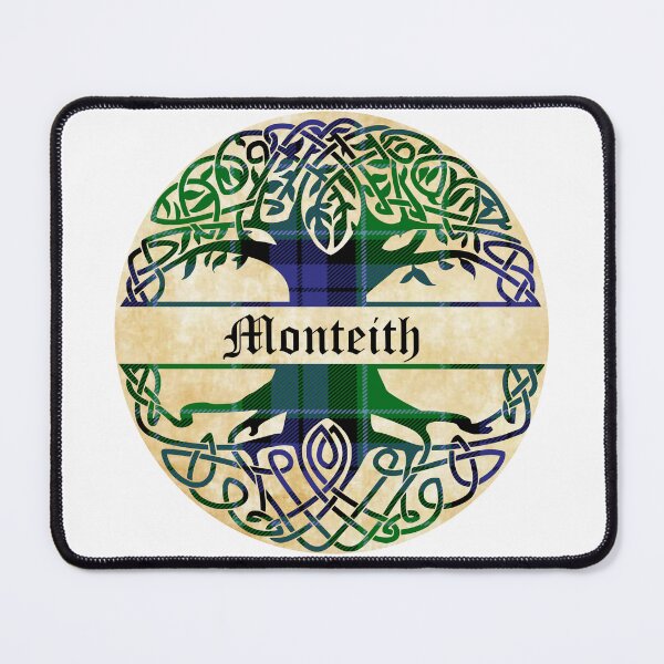 Item preview, Monteith Tree of Life Clan Scottish Surname tartan designed and sold by BagTown Clans.