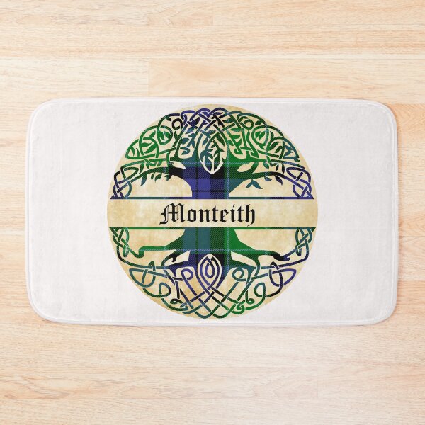 Item preview, Monteith Tree of Life Clan Scottish Surname tartan designed and sold by BagTown Clans.