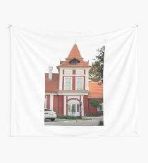 front view of castle eastern europe Wall Tapestry