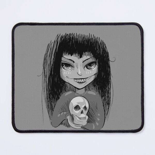 Item preview, Evil Girl with Skull designed and sold by ziryna.