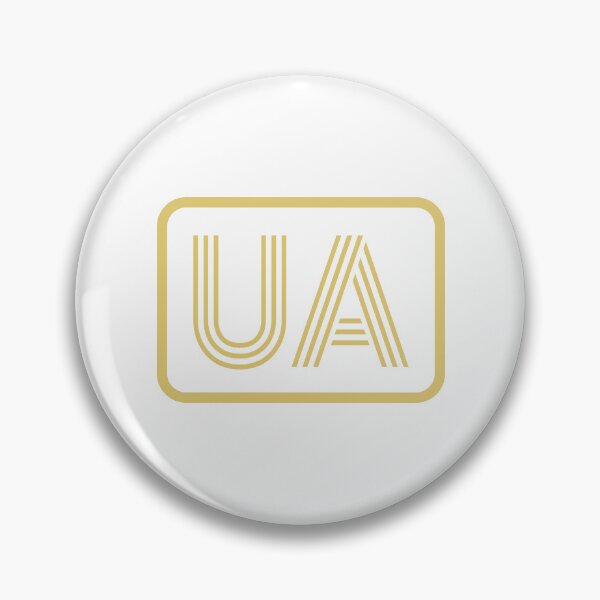 Artikelvorschau, UA-Initialen goldene geometrische Buchstaben entworfen und verkauft von Jeallan Designs.
