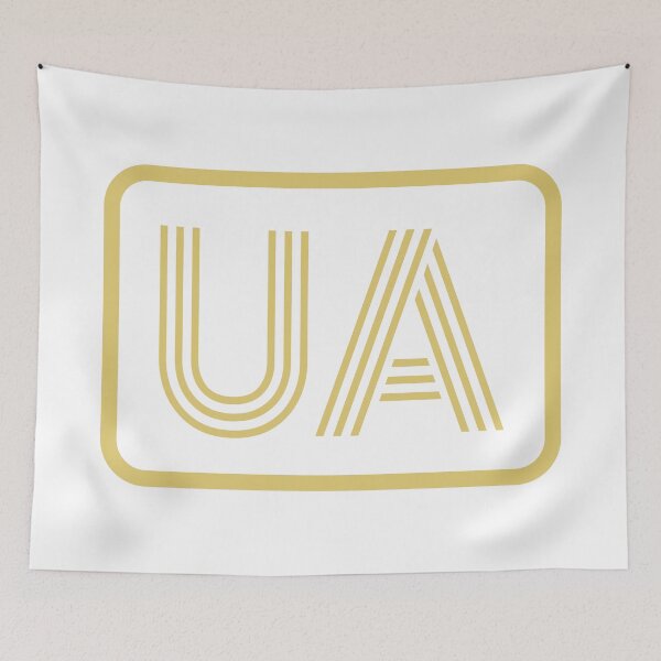 Item preview, UA Initials Gold Geometric Letters designed and sold by Jeallan Designs.