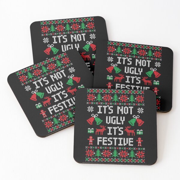 Item preview, It's Not Ugly It's Festive - Funny Knit Look Christmas designed and sold by hadleyfoo.