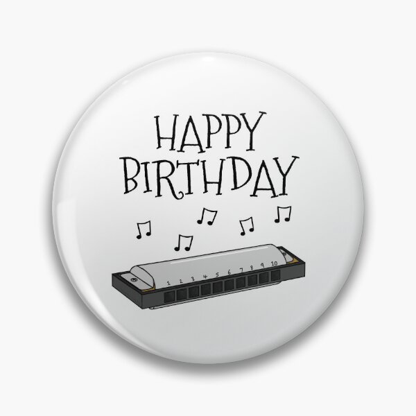 Item preview, Harmonica Birthday, Harmonicist, Blues Musician designed and sold by doodlerob.