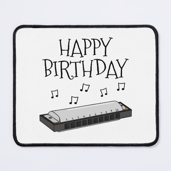 Item preview, Harmonica Birthday, Harmonicist, Blues Musician designed and sold by doodlerob.