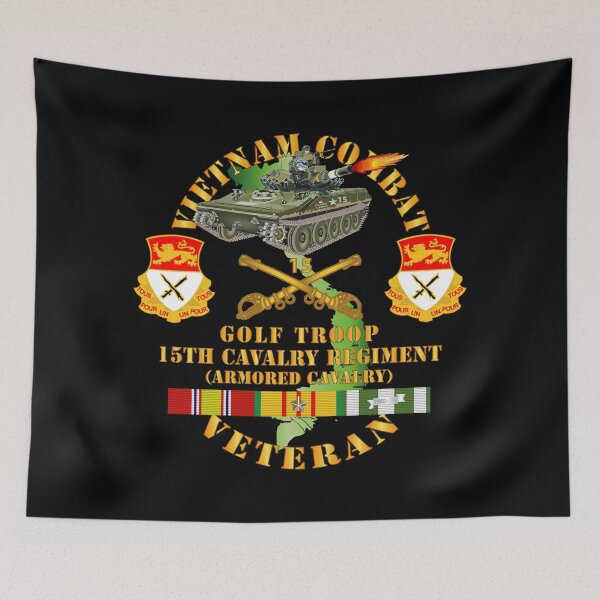 Item preview, Army - Vietnam Combat Veteran w  15th Cavalry Regiment - Armored Cav w VN SVC designed and sold by Military Insignia Products.