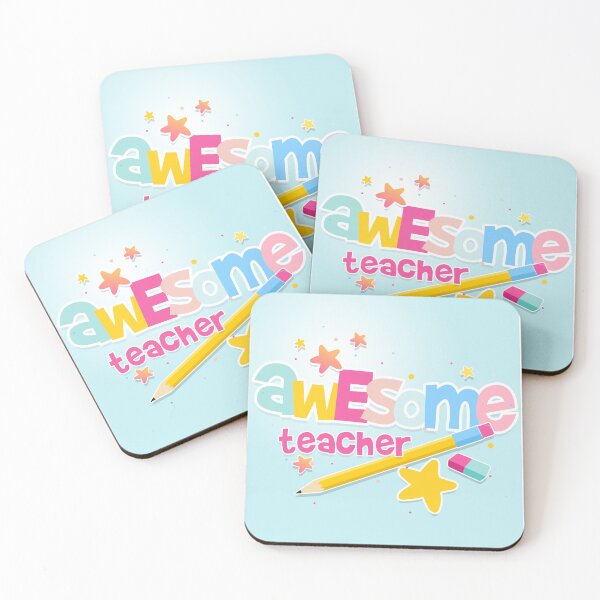 Item preview, Awesome Teacher,  Teacher gift, Appreciation Gift, Thank you gift designed and sold by MAKEtoFIT.