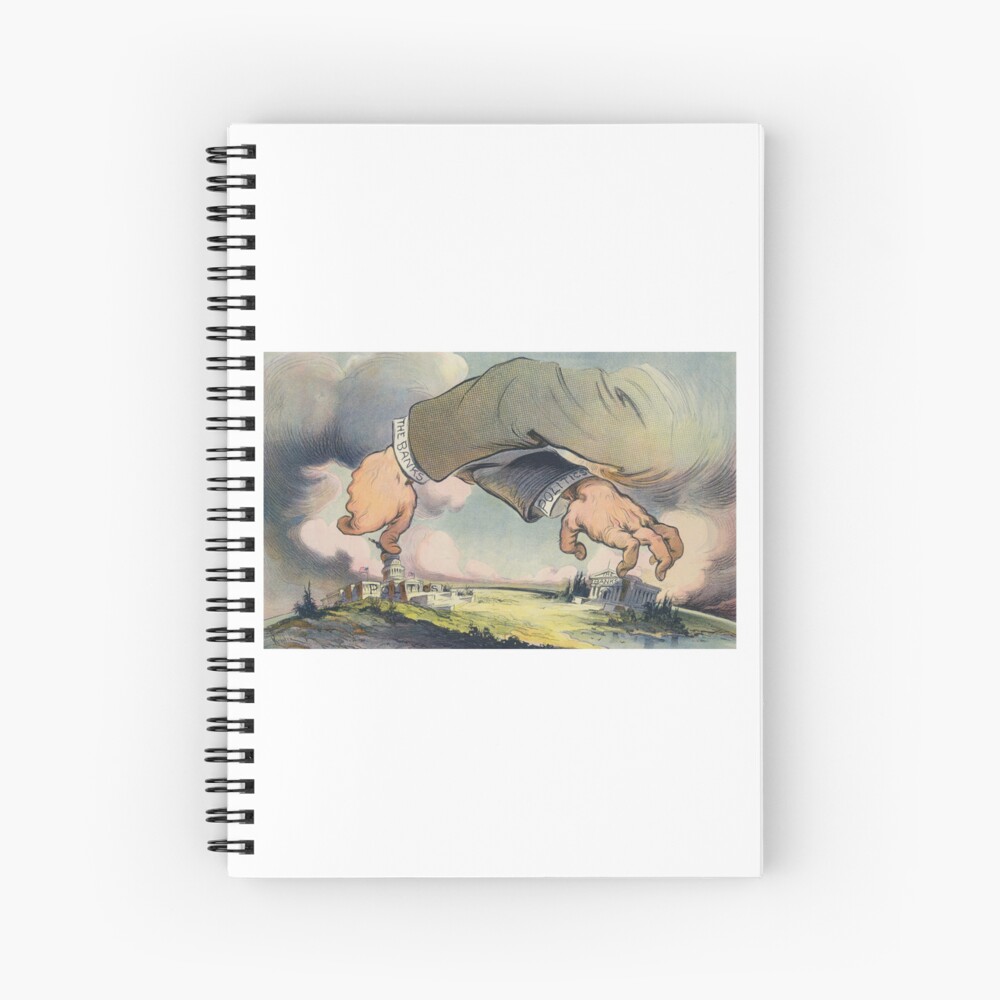 Political cartoon puck magazin, Keppler Art Print