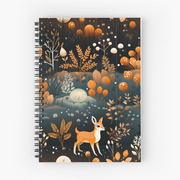 Artikelvorschau, Herbstwald-Hirsch-Druck entworfen und verkauft von FoxTreeDesign.