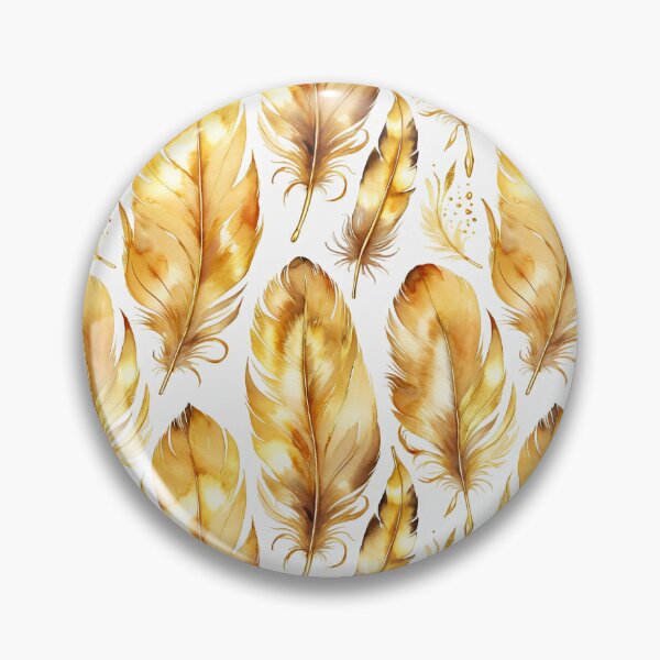 Item preview, Golden feathers pattern designed and sold by ChaosEdits.