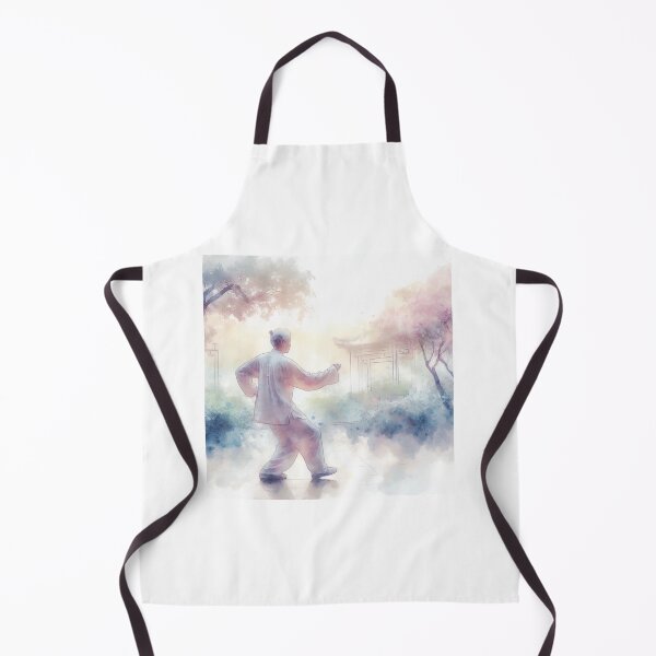Item preview, Watercolor Tai Chi in Park Chinese Martial Art Relaxation designed and sold by Martial-Art-23.