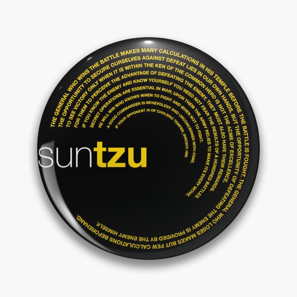 Item preview, Sun Tzu famous quotes poster [gold] designed and sold by CMYKStudio.