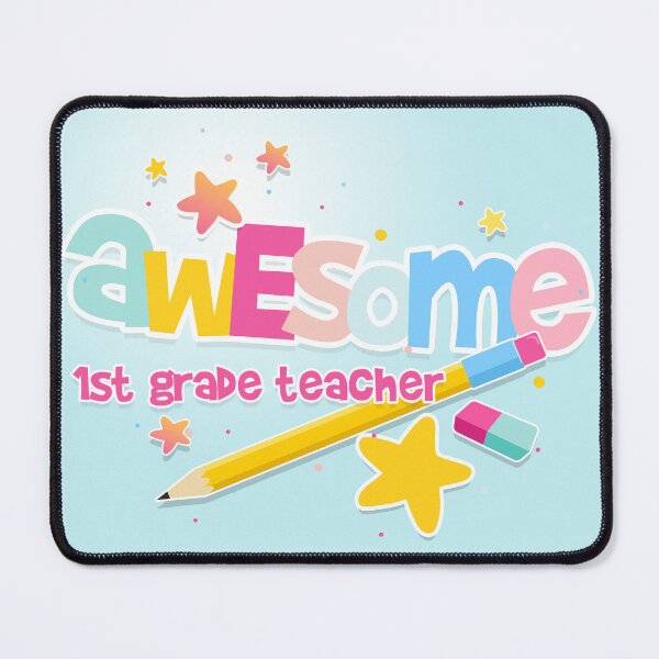 Item preview, Awesome 1st grade Teacher,  1st grade Teacher gift, Appreciation Gift, Thank you gift designed and sold by MAKEtoFIT.