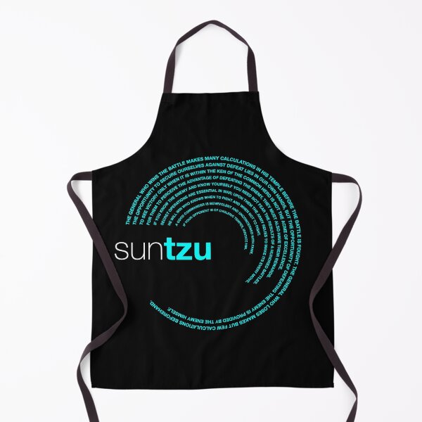 Item preview, Sun Tzu famous quotes poster [aqua] designed and sold by CMYKStudio.