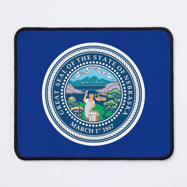 Item preview, NEBRASKA Flag Gifts, Stickers, Masks & Products (GF) designed and sold by mpodger.