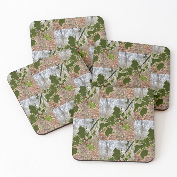 Item preview, UniquelyLaurel, photograph of winter Hollyberries in the Forest of Dean designed and sold by UniquelyLaurel.