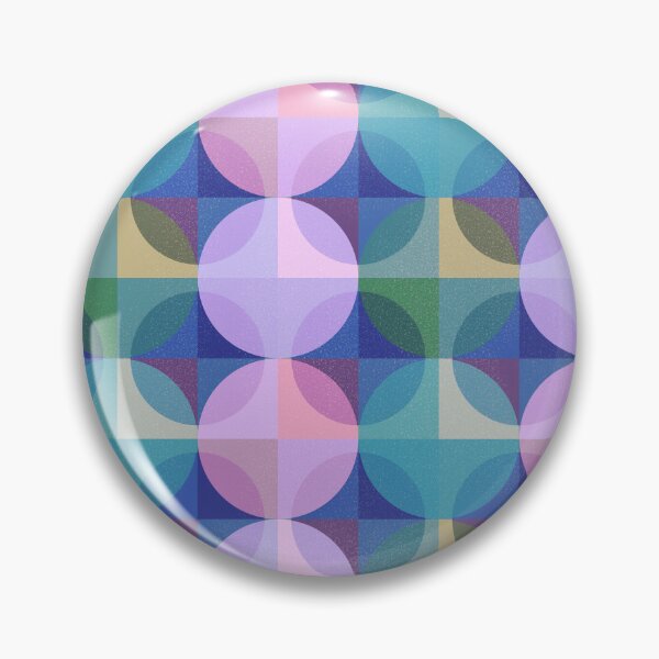 Item preview, Distressed Mid Mod Diamond Pattern Purple Blue designed and sold by Stephanie McRae.