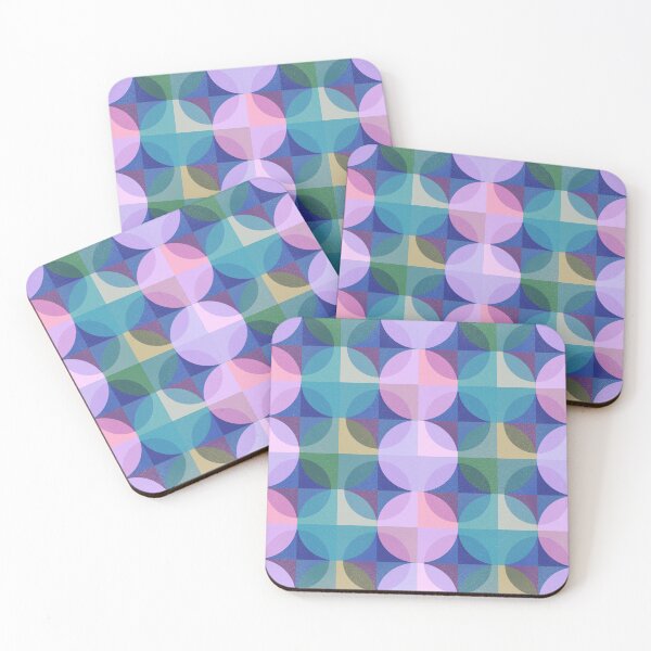 Item preview, Distressed Mid Mod Diamond Pattern Purple Blue designed and sold by Stephanie McRae.
