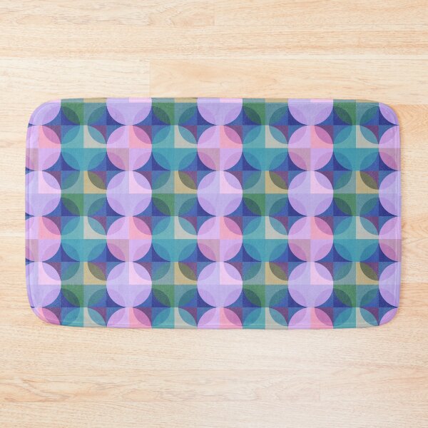 Item preview, Distressed Mid Mod Diamond Pattern Purple Blue designed and sold by Stephanie McRae.