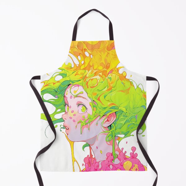 Item preview, Beautiful Gooey Neon Liquid Anime Girl designed and sold by bubblegoth.