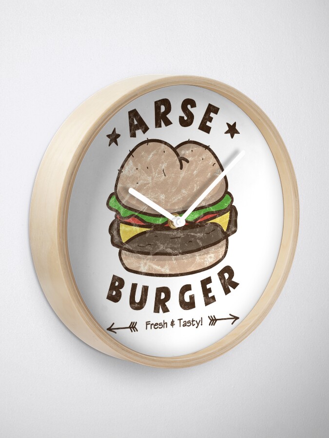 burger clock