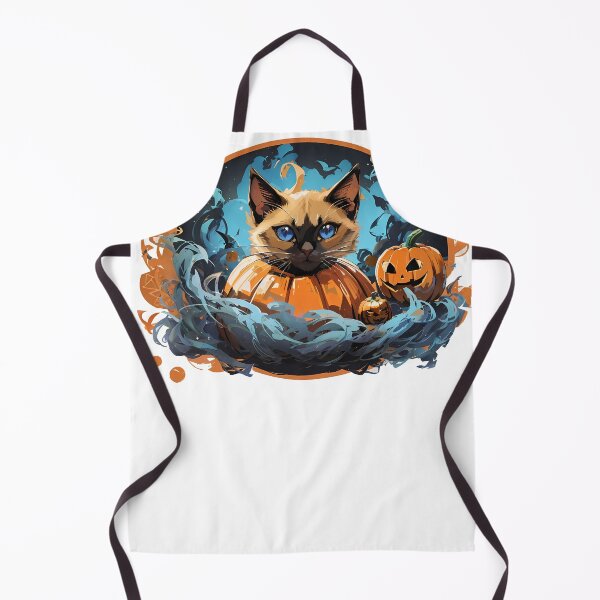 Item preview, Halloween Kitty Cat Siamese Cutie Pie designed and sold by wojysmokes.