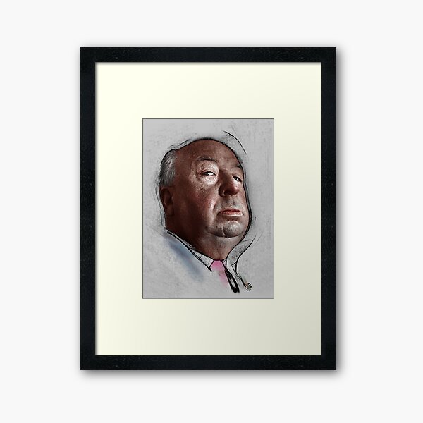 Alfred Hitchcock, Hollywood Director Framed Art Print