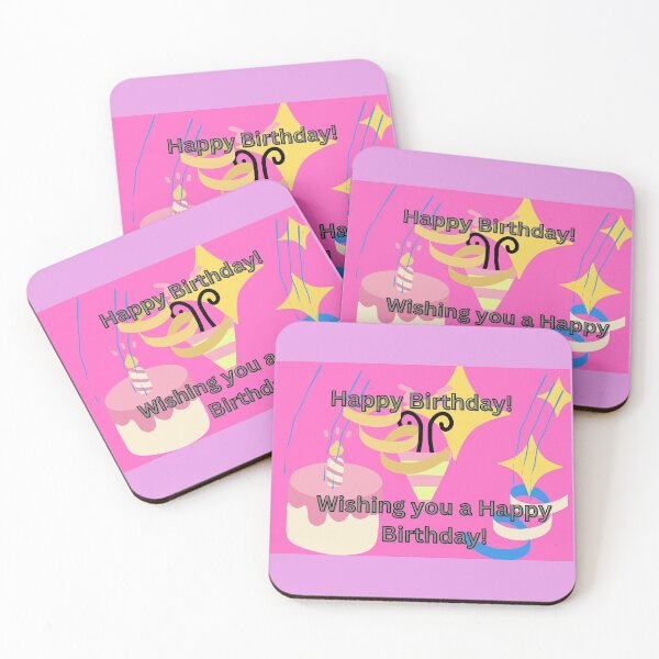 Item preview, Pink Happy birthday card designed and sold by mapacs100.